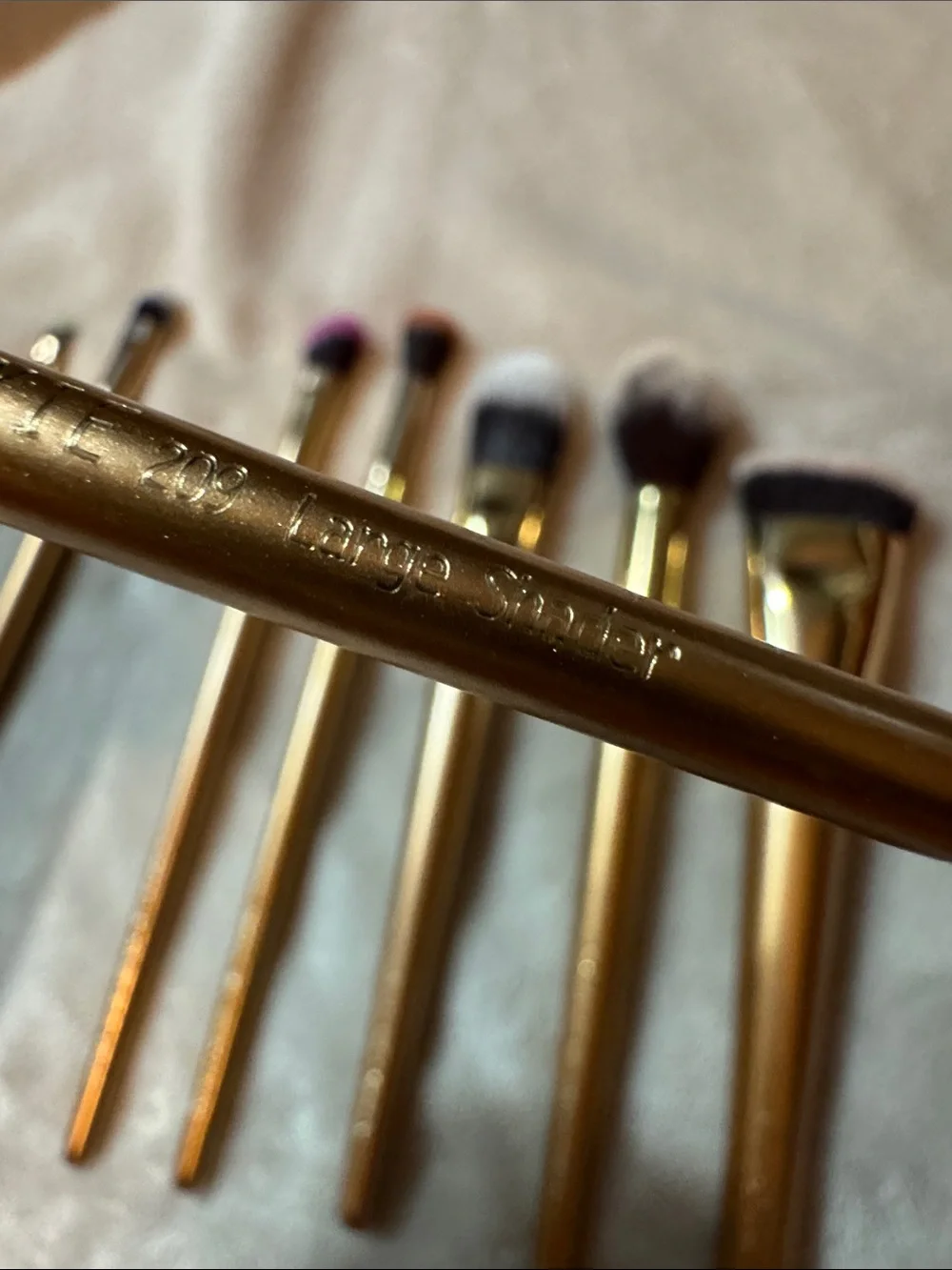 Luxie Gold Handle Makeup Brush Set
